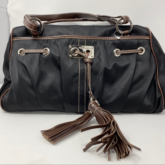 RAFE satin and leather shoulder bag NWT - Picture 9 of 14